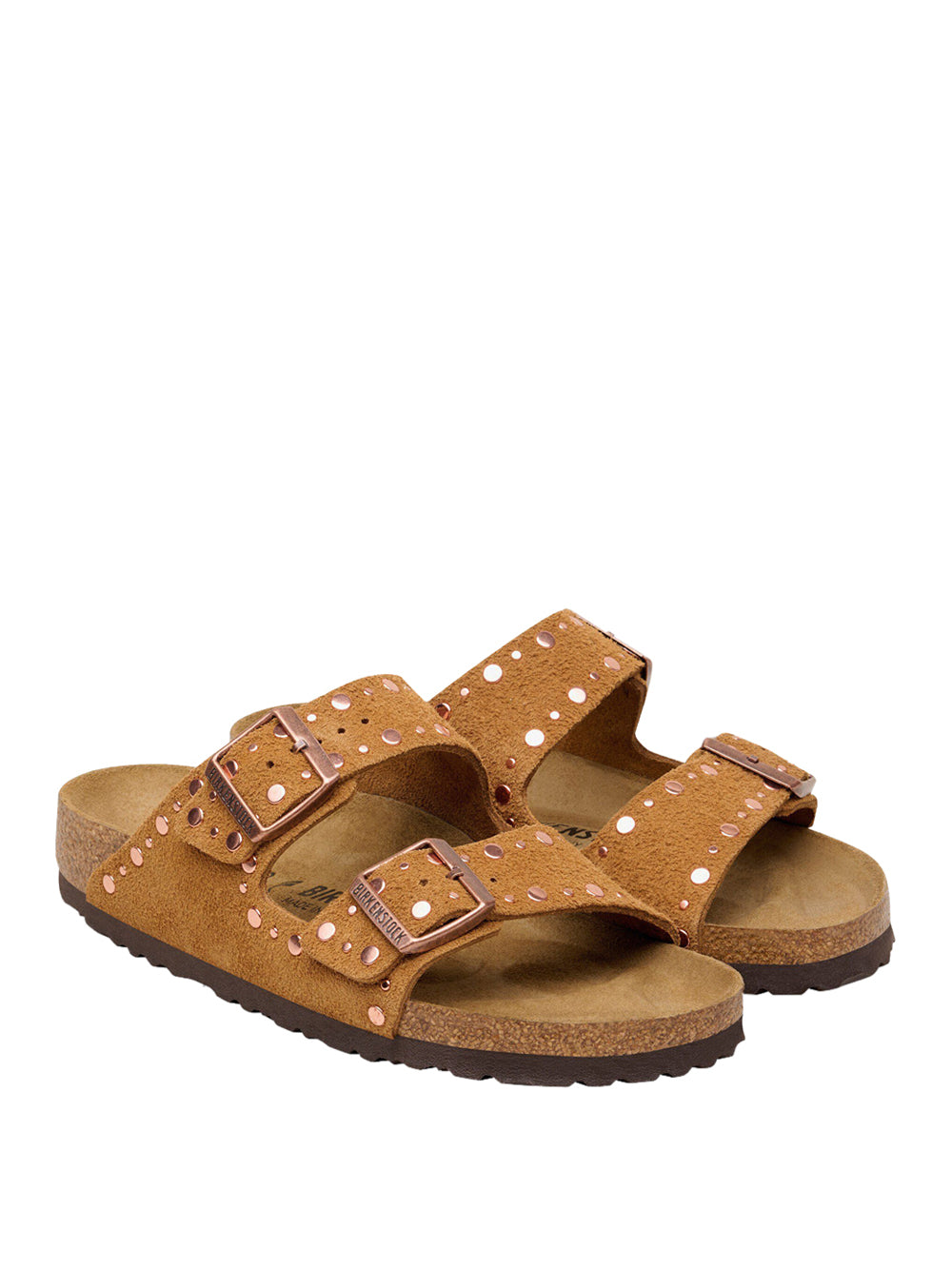 BIRKENSTOCK Sandali con borchie Donna - Marrone modello 1031731