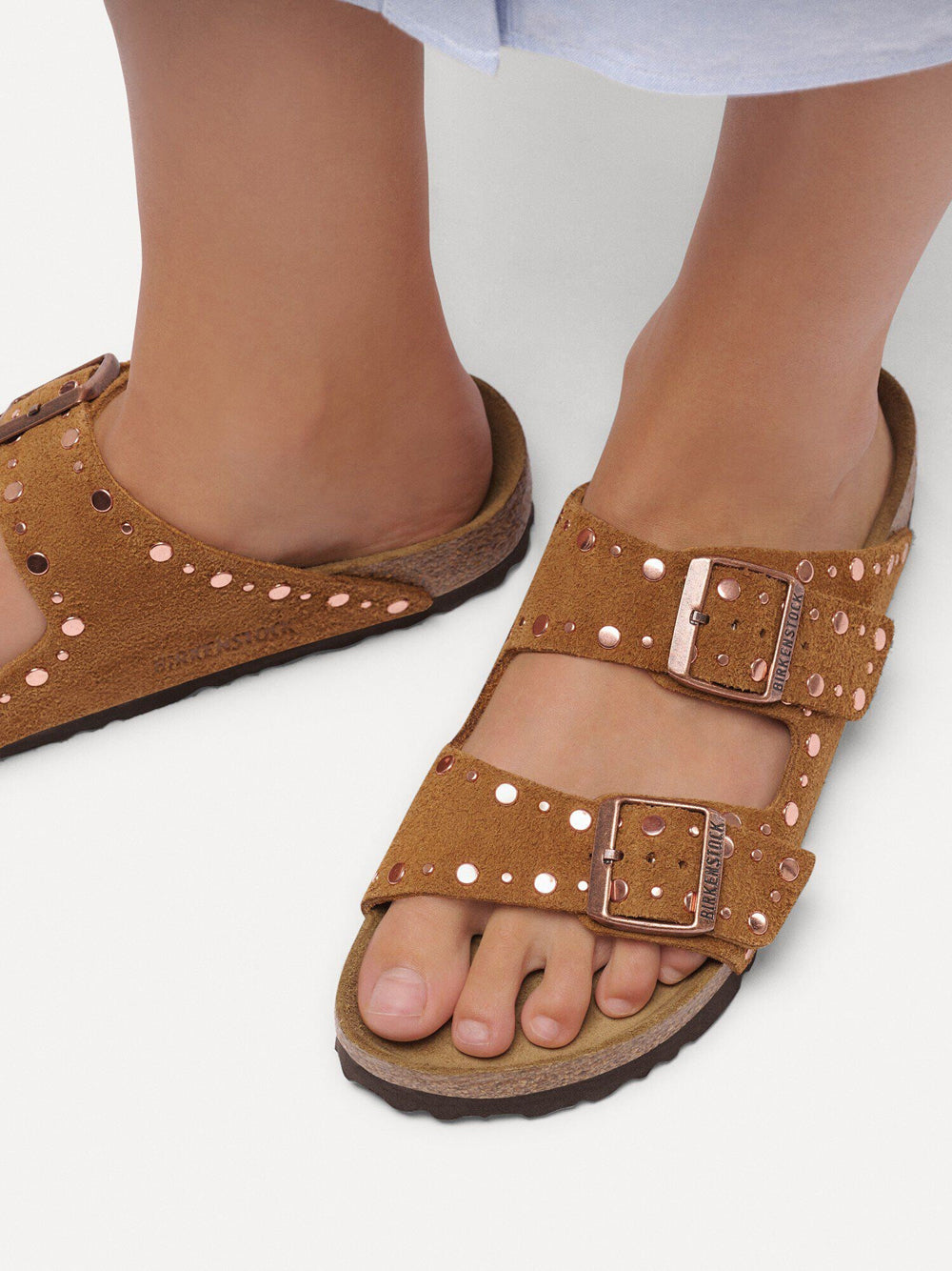 BIRKENSTOCK Sandali con borchie Donna - Marrone modello 1031731