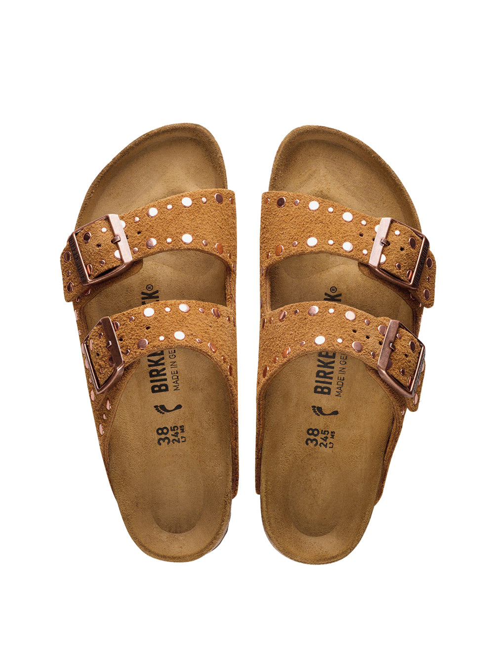 BIRKENSTOCK Sandali con borchie Donna - Marrone modello 1031731