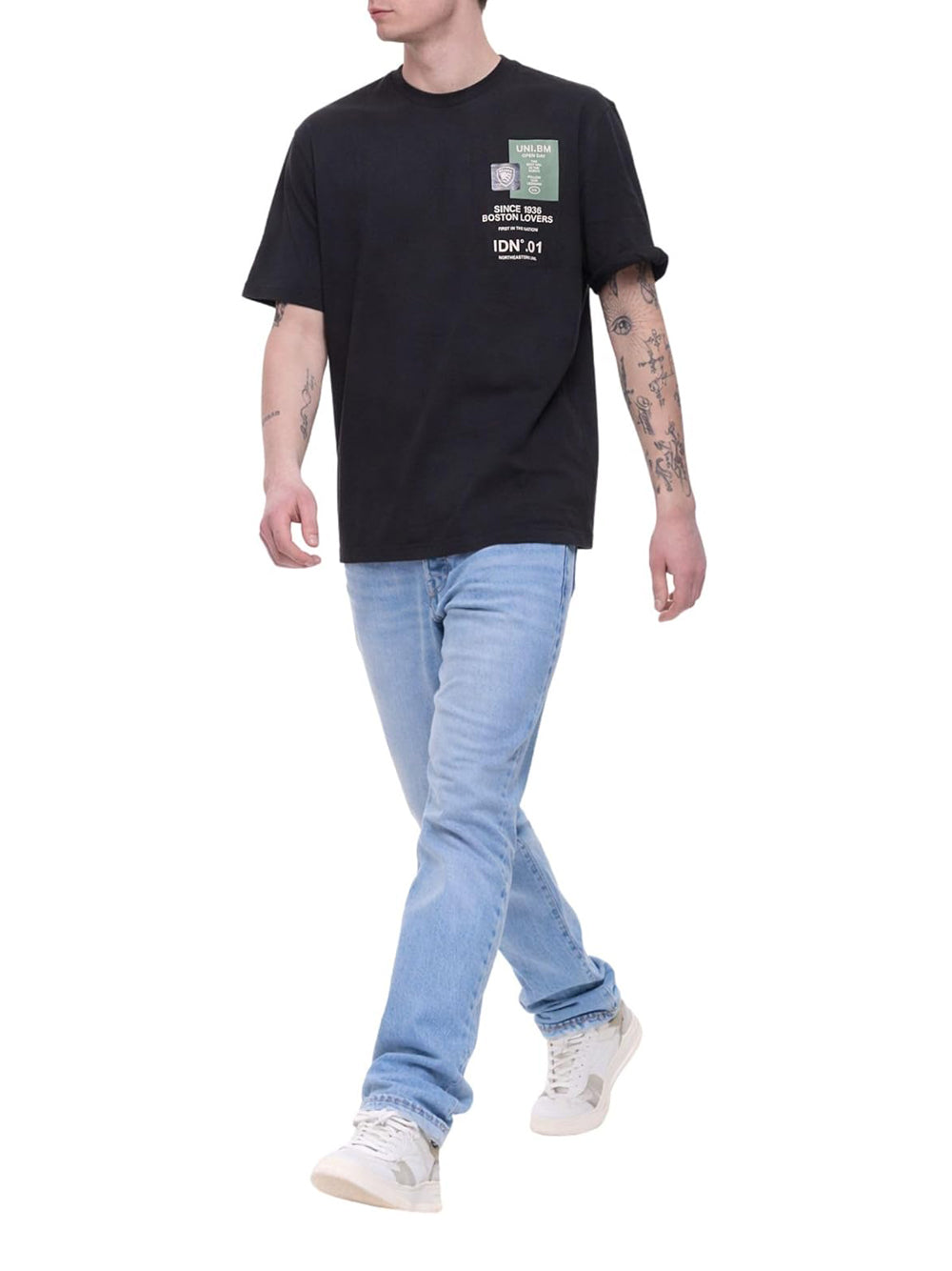 BLAUER T-shirt Uomo - Nero modello 26SBLUH02283