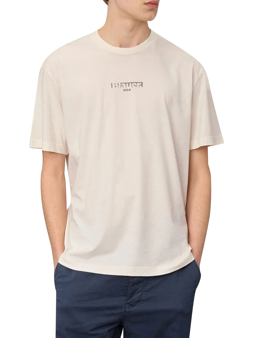 BLAUER T-shirt Uomo - Bianco modello 26SBLUH02311