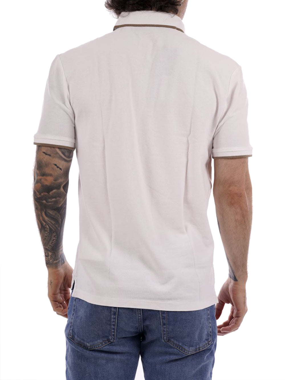 BLAUER Polo Uomo - Bianco modello 26SBLUT02288