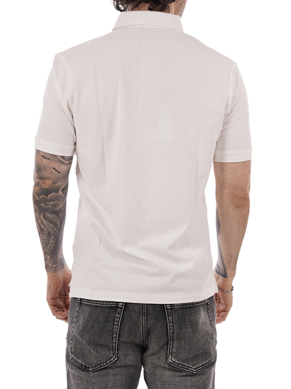 BLAUER Polo Uomo - Bianco modello 26SBLUT02298