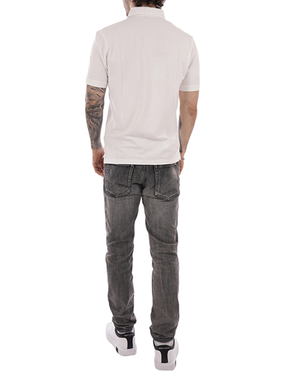 BLAUER Polo Uomo - Bianco modello 26SBLUT02298