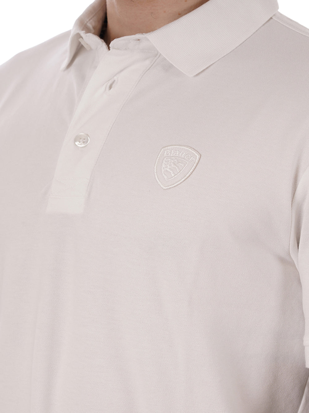 BLAUER Polo Uomo - Bianco modello 26SBLUT02298