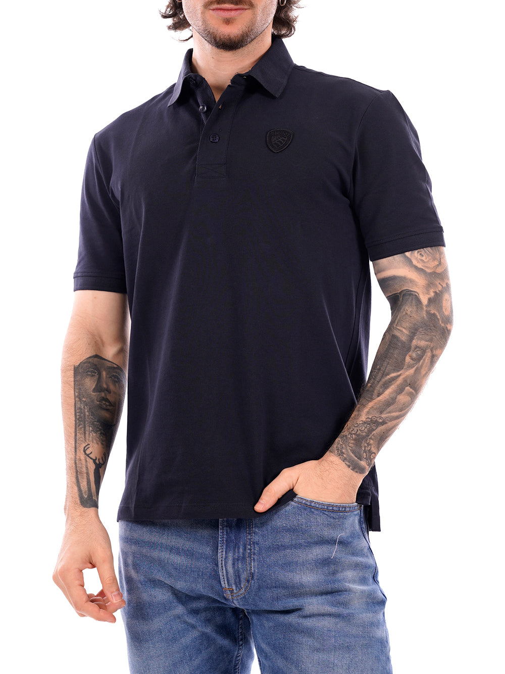 BLAUER Polo Uomo - Blu modello 26SBLUT02298