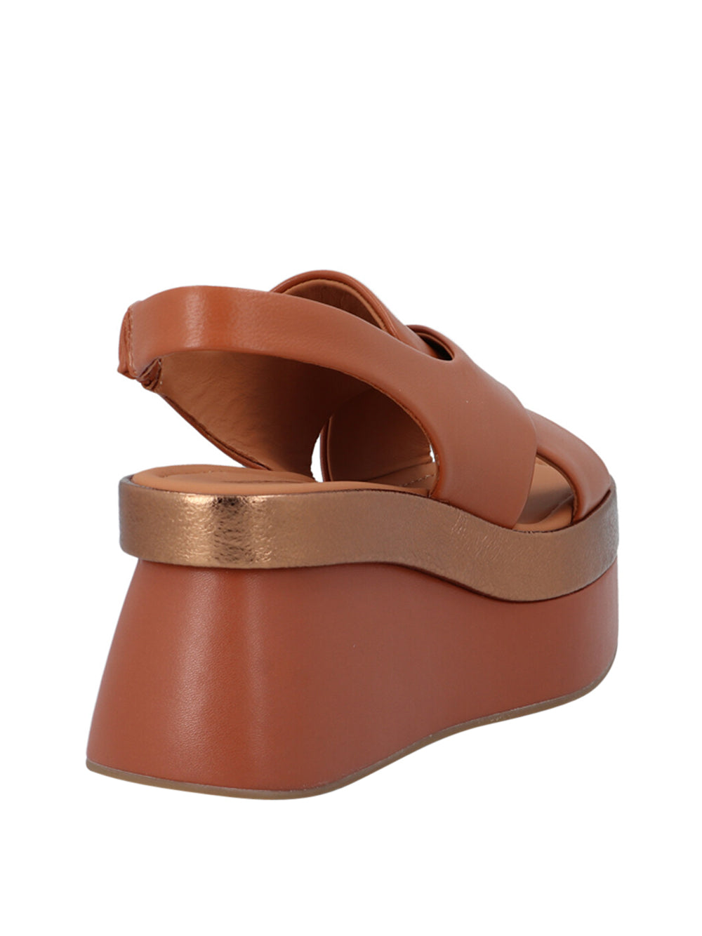 BRUNO PREMI Sandali con zeppa Donna - Cuoio modello 6108