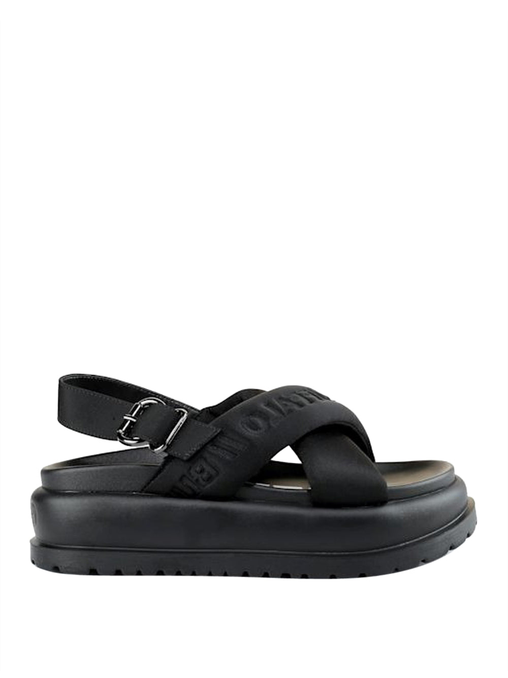 BUFFALO Sandali platform Donna - Nero modello 1602323