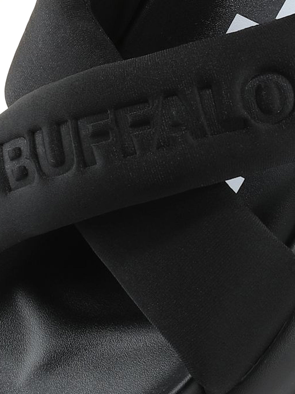 BUFFALO Sandali platform Donna - Nero modello 1602323