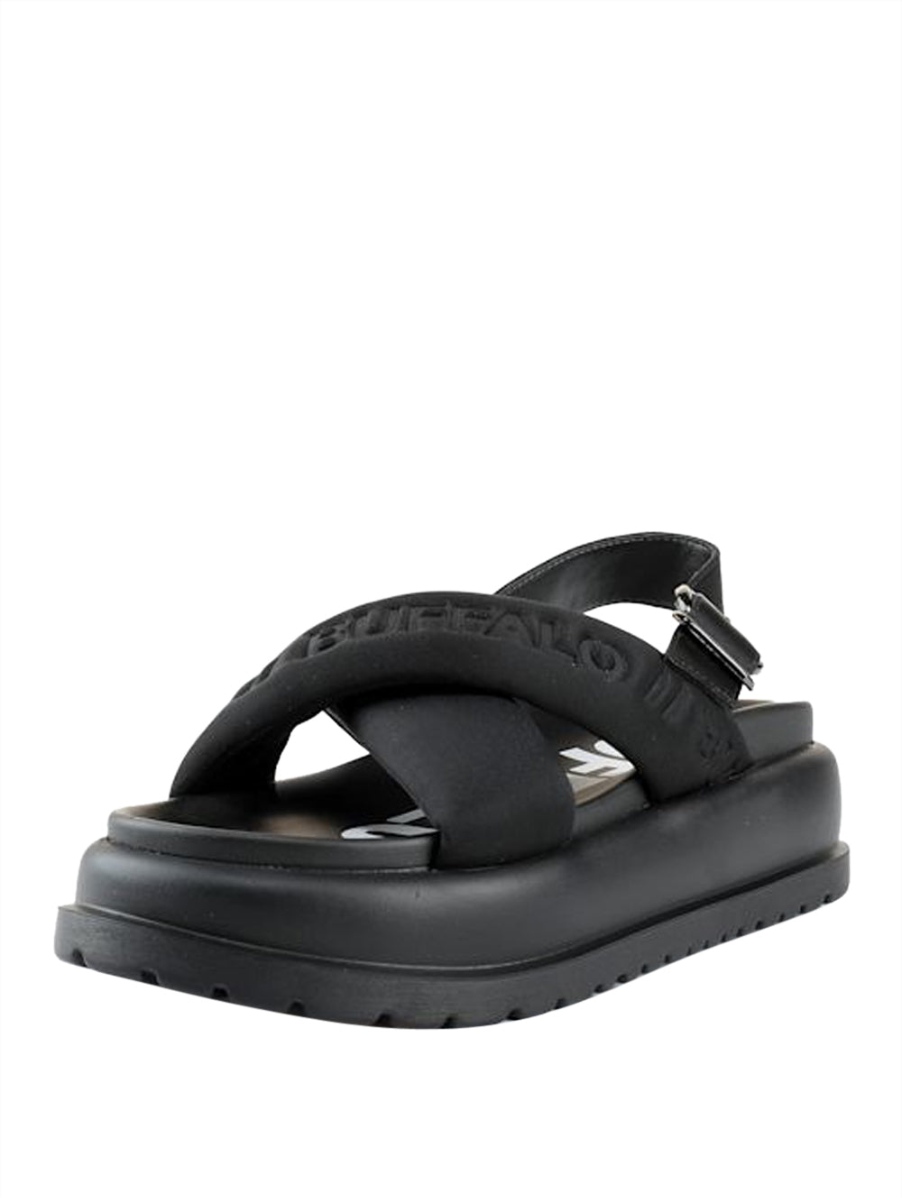 BUFFALO Sandali platform Donna - Nero modello 1602323