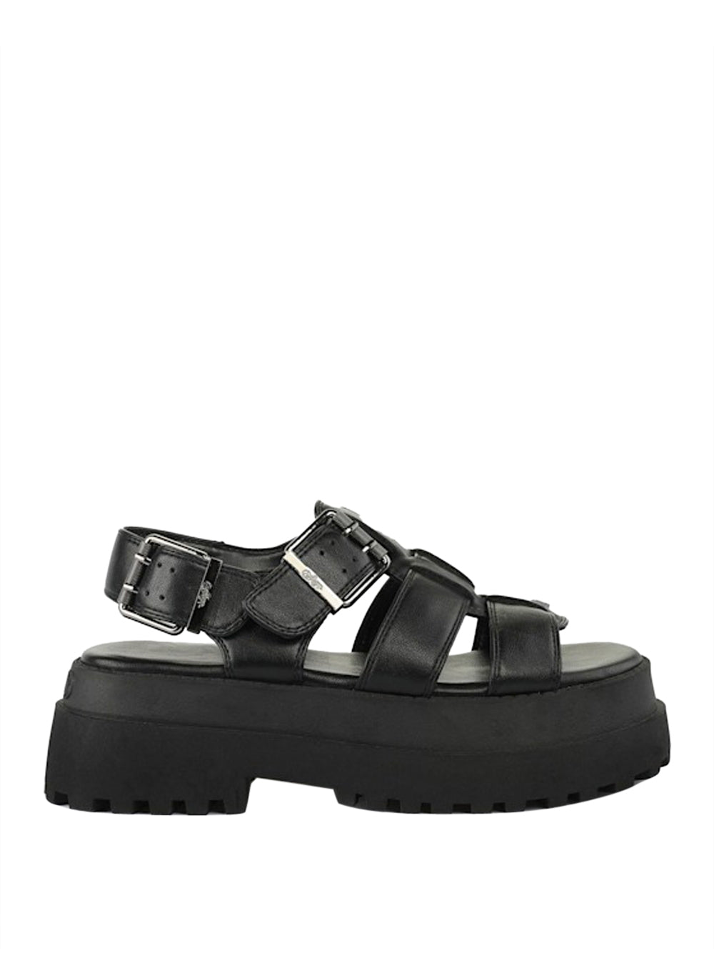 BUFFALO Sandali platform Donna - Nero modello 1602334