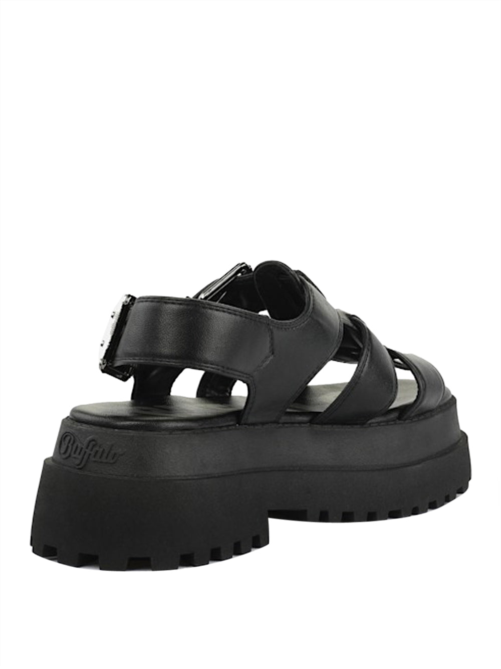 BUFFALO Sandali platform Donna - Nero modello 1602334