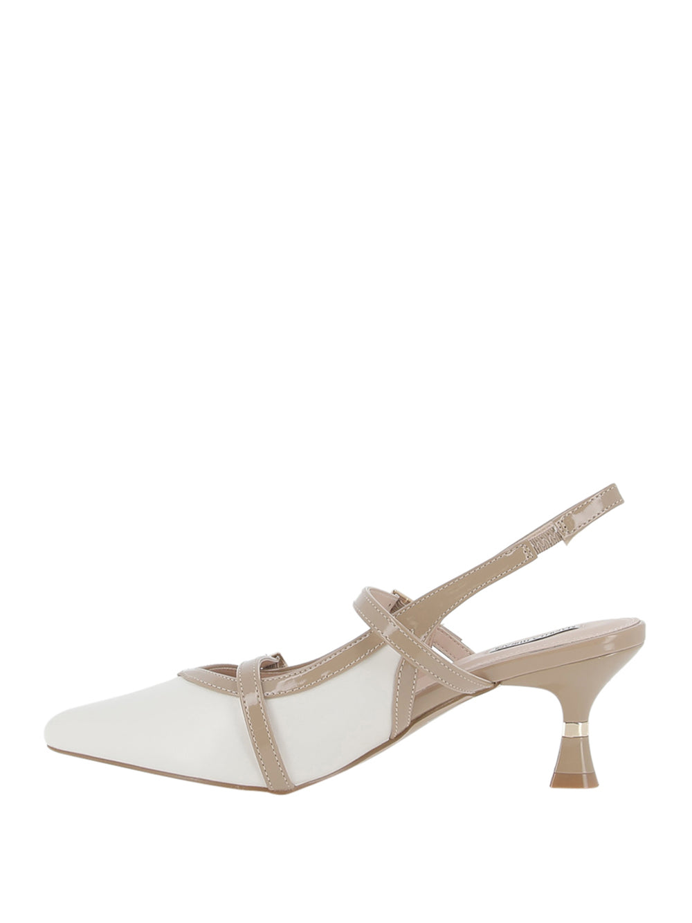 BURANI Decollete sling back Donna - Bianco modello 51852