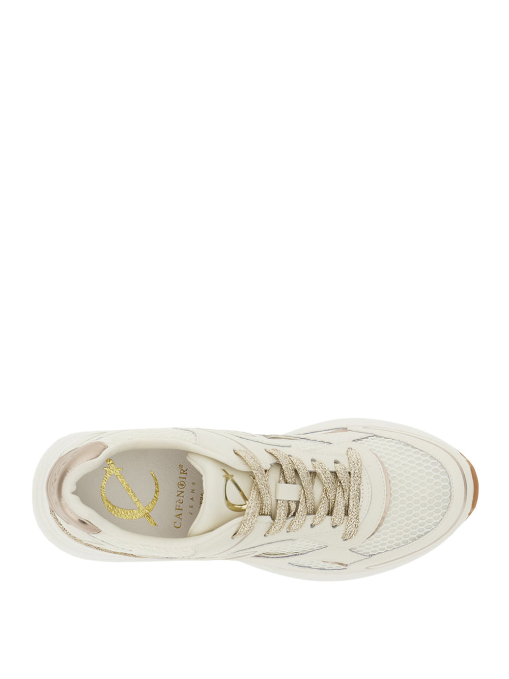 CAFE'NOIR Sneakers con zeppa Donna - Bianco modello C1DH9002