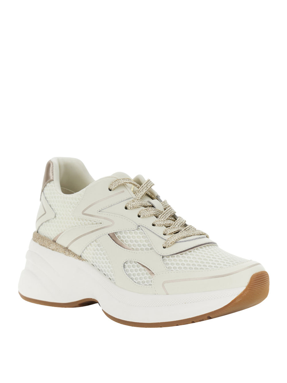 CAFE'NOIR Sneakers con zeppa Donna - Bianco modello C1DH9002