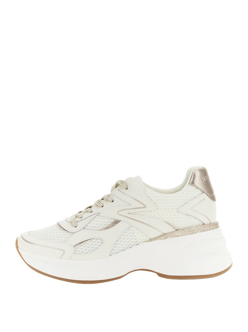 CAFE'NOIR Sneakers con zeppa Donna - Bianco modello C1DH9002