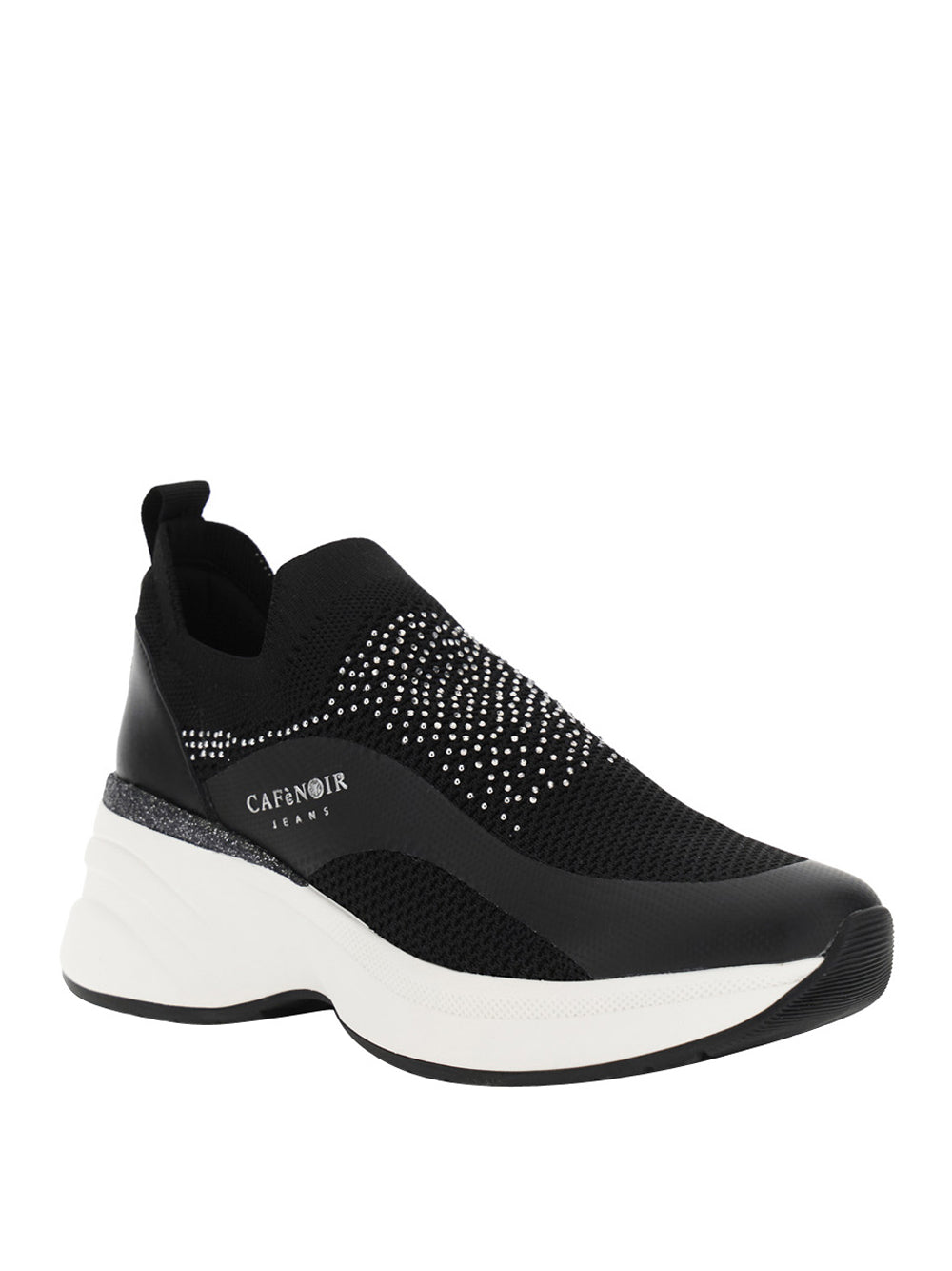 CAFE'NOIR Sneakers slip-on Donna - Nero modello C1DH9014