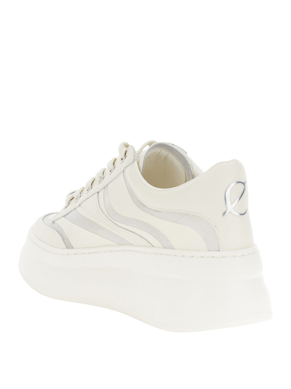 CAFE'NOIR Sneakers platform Donna - Bianco modello C1DS9037