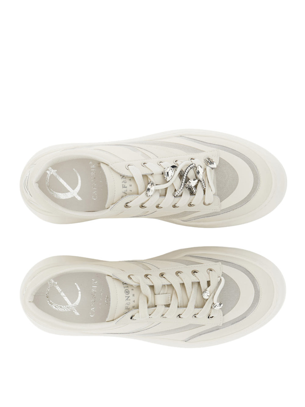 CAFE'NOIR Sneakers platform Donna - Bianco modello C1DS9037