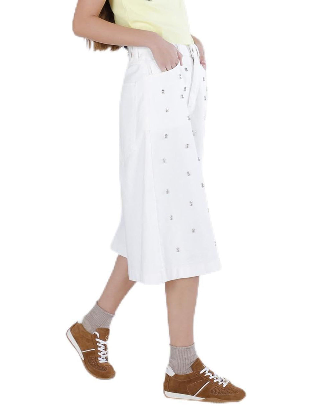 CAFE'NOIR Pantalone Donna - Bianco modello C7JJ0197