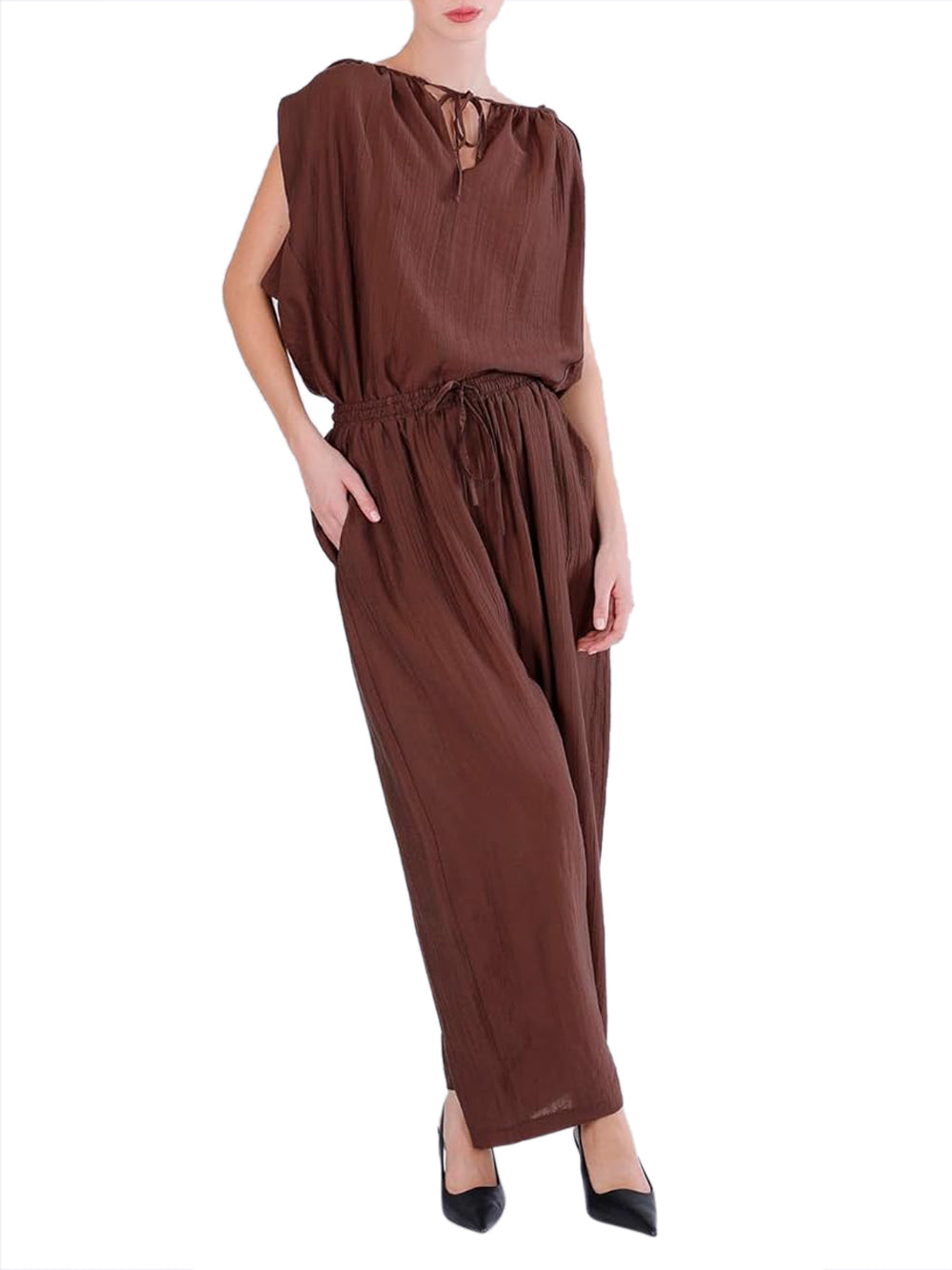 CAFE'NOIR Pantalone Donna - Marrone modello C7JP0289