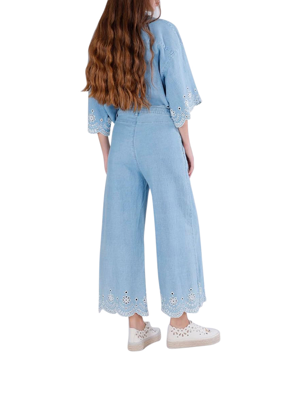 CAFE'NOIR Pantalone Donna - Celeste modello C7JP0294