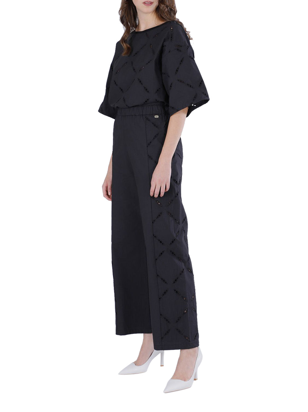 CAFE'NOIR Pantalone Donna - Nero modello C7JP0295