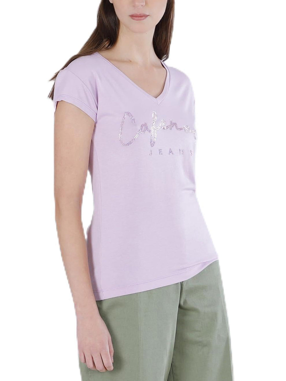 CAFE'NOIR T-shirt Donna - Lilla modello C7JT0258