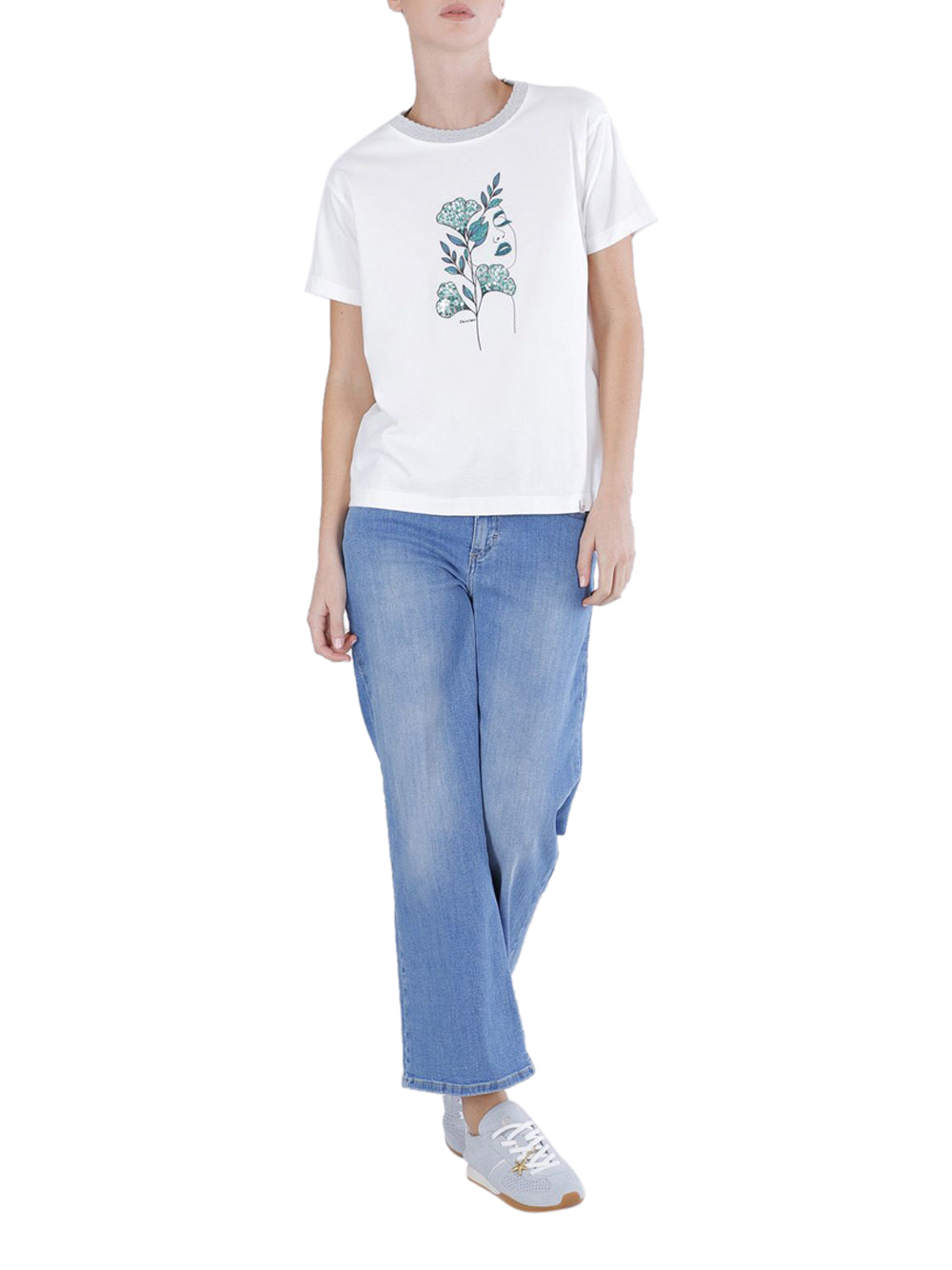 CAFE'NOIR T-shirt Donna - Bianco modello C7JT0286
