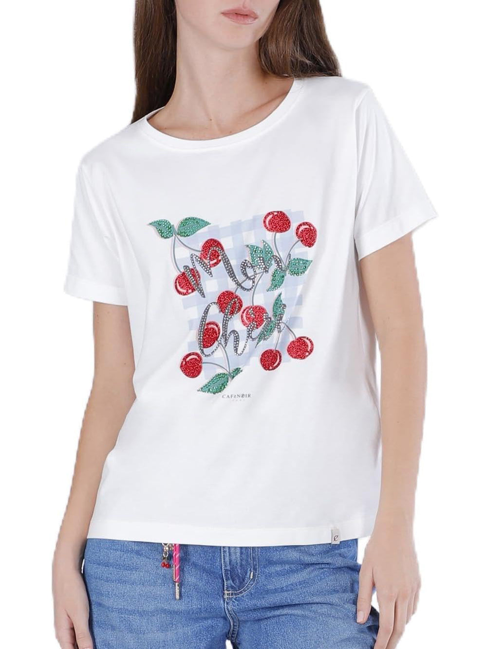 CAFE'NOIR T-shirt Donna - Bianco modello C7JT0288