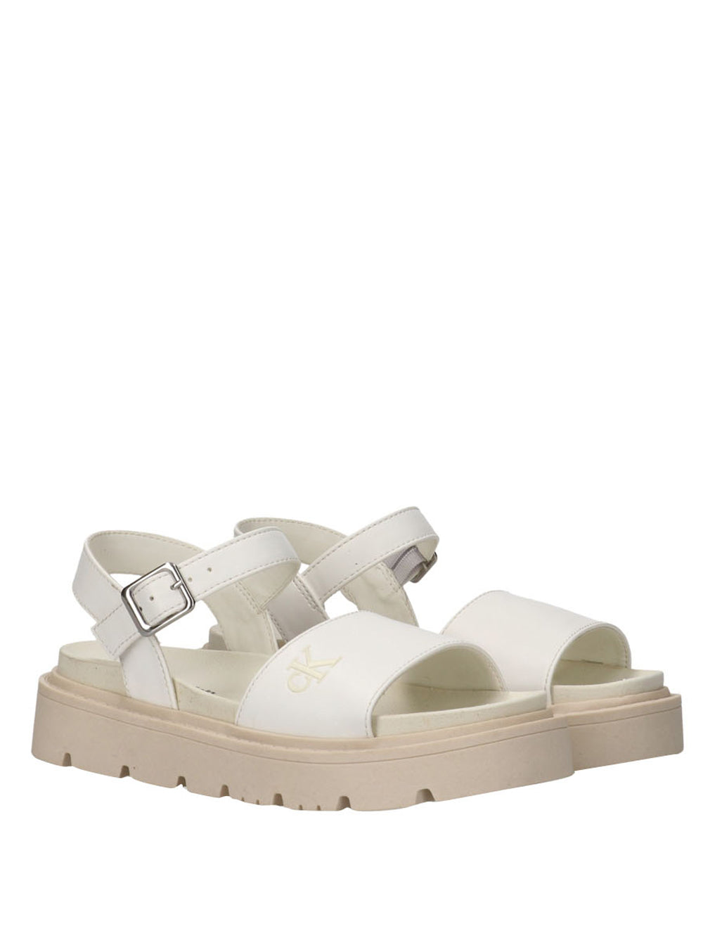 CALVIN KLEIN KID Sandali Donna - Bianco modello V3A2-83255-0326128-