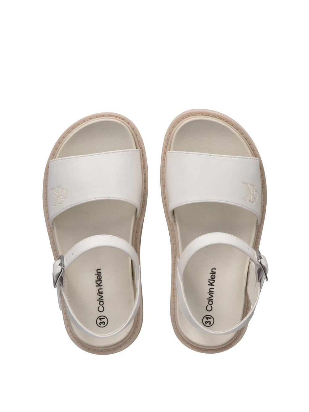 CALVIN KLEIN KID Sandali Donna - Bianco modello V3A2-83255-0326128-