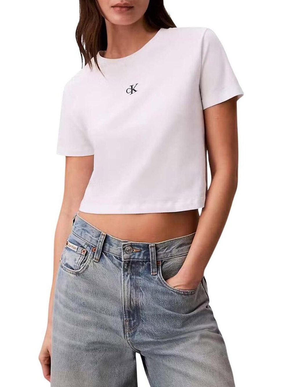 CALVIN KLEIN T-shirt Donna - Bianco modello LV047AB213YAF