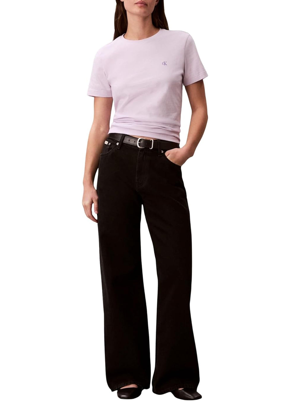 CALVIN KLEIN T-shirt Donna - Lilla modello LV047B224G3OQ