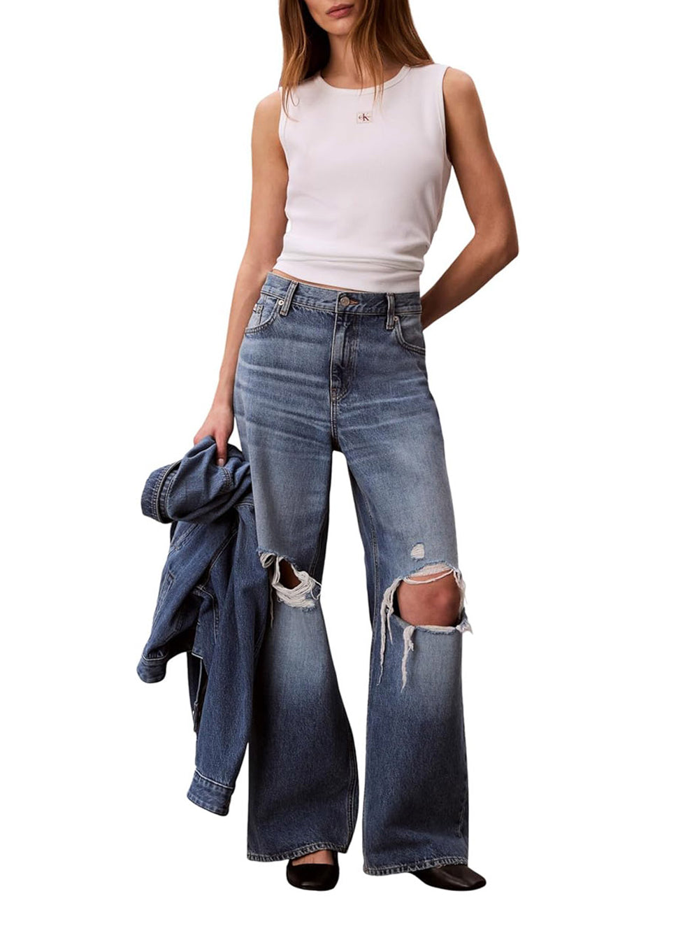 CALVIN KLEIN Canotta Donna - Bianco modello LV047F246GYAF