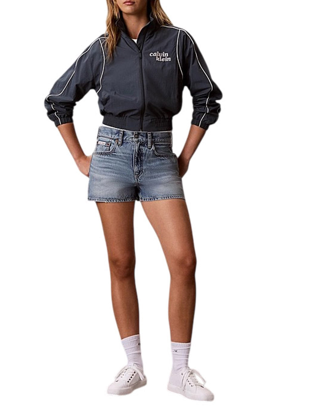 CALVIN KLEIN Shorts Donna - Vintage Moss modello LV047F770G21E