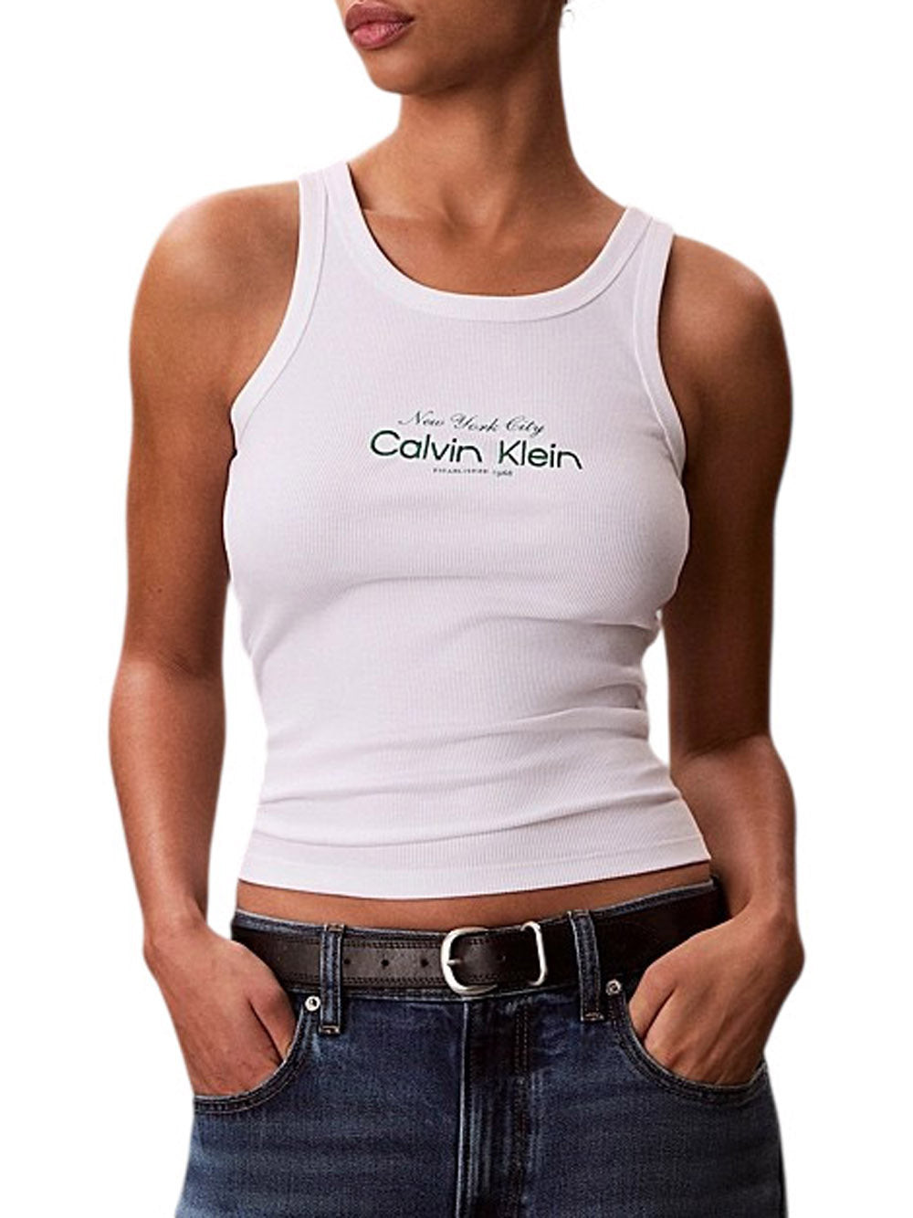 CALVIN KLEIN Canotta Donna - Bianco modello LV047F816GYAF