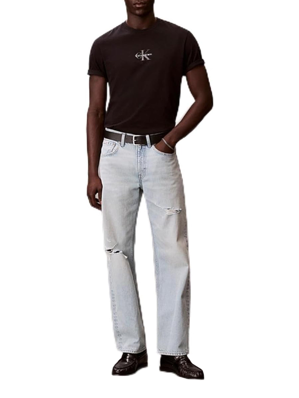 CALVIN KLEIN T-shirt Uomo - Black modello LV04RB866GUB1