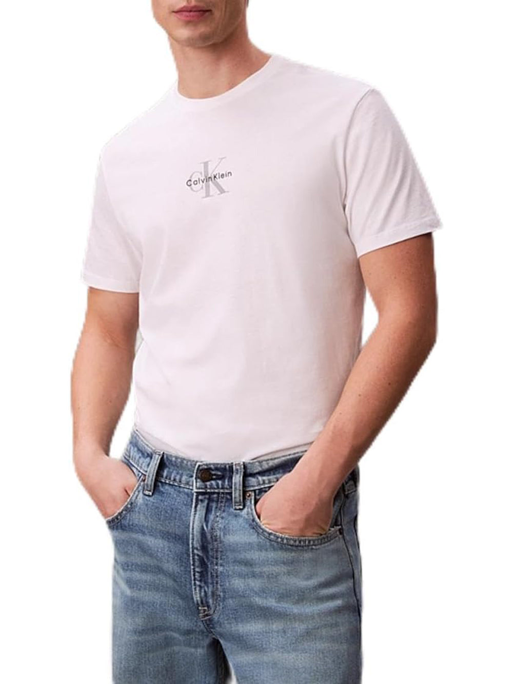 CALVIN KLEIN T-shirt Uomo - Bright White modello LV04RB866GYAF