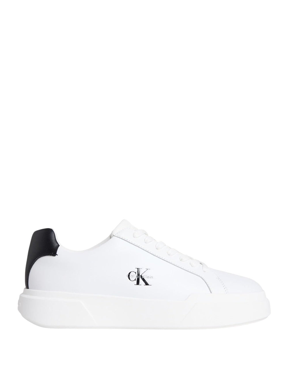 CALVIN KLEIN Sneakers Uomo - Bianco/nero modello YM0YM0134406X
