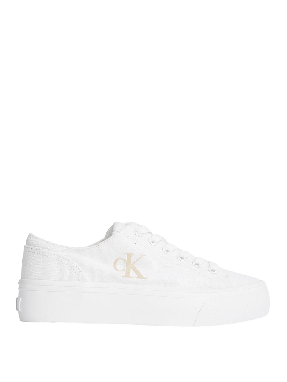 CALVIN KLEIN Sneakers platform Donna - Bianco modello YW0YW0176301W