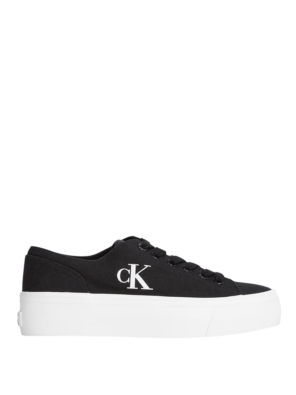 CALVIN KLEIN Sneakers platform Donna - Nero modello YW0YW017630GM