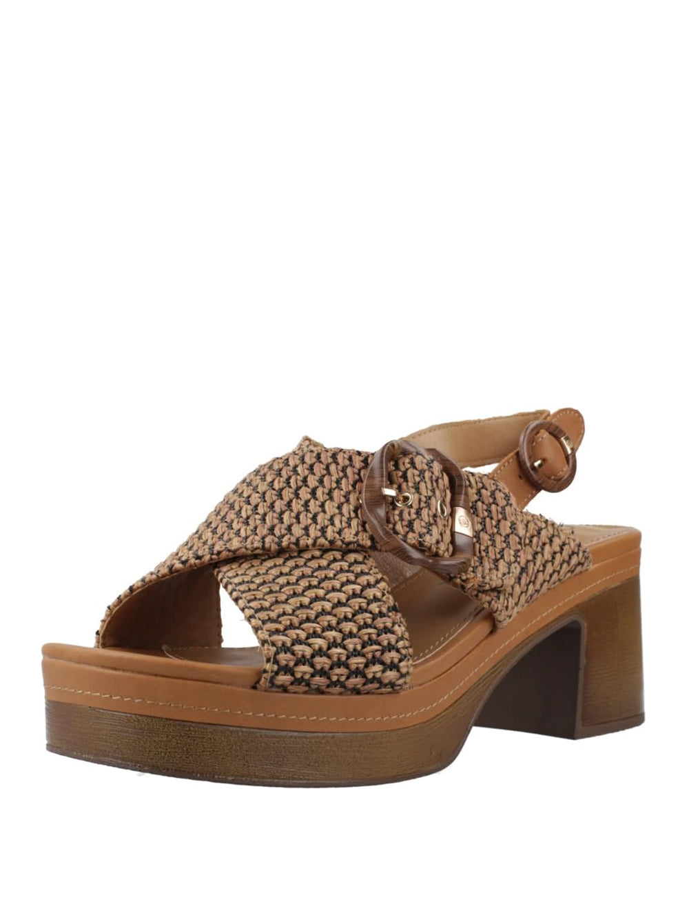 CARMELA Sandali con tacco Donna - Cuoio modello 16315701