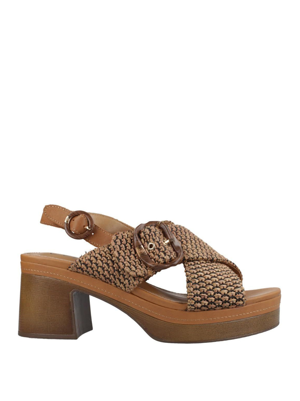 CARMELA Sandali con tacco Donna - Cuoio modello 16315701