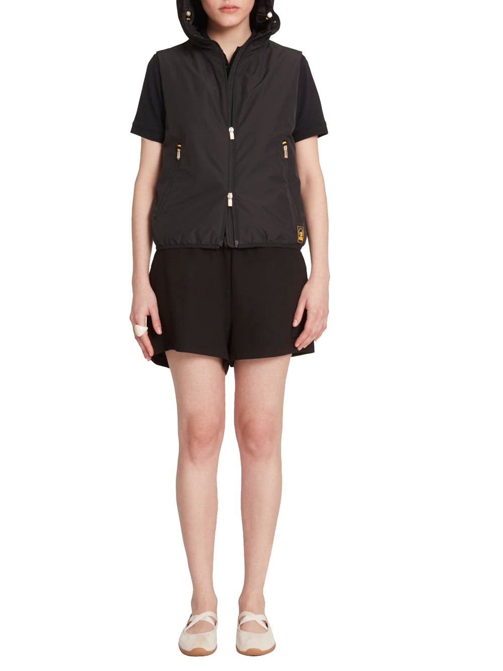 CIESSE PIUMINI Giubbino Smanicato Donna - Nero modello 265CPWV03145