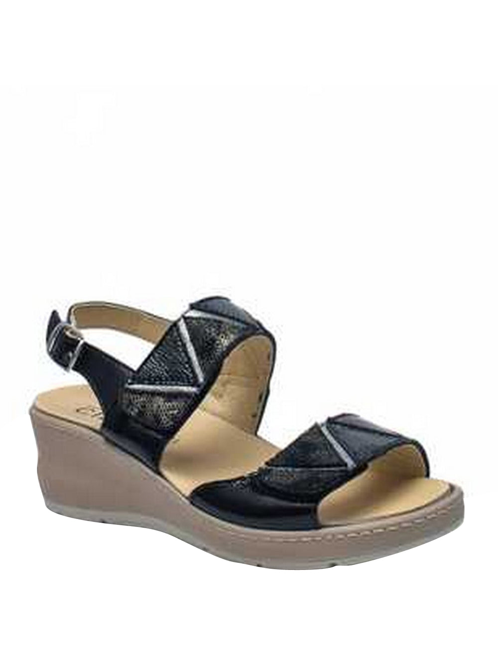 CINZIA SOFT Sandali con zeppa Donna - Nero modello IMA77001C