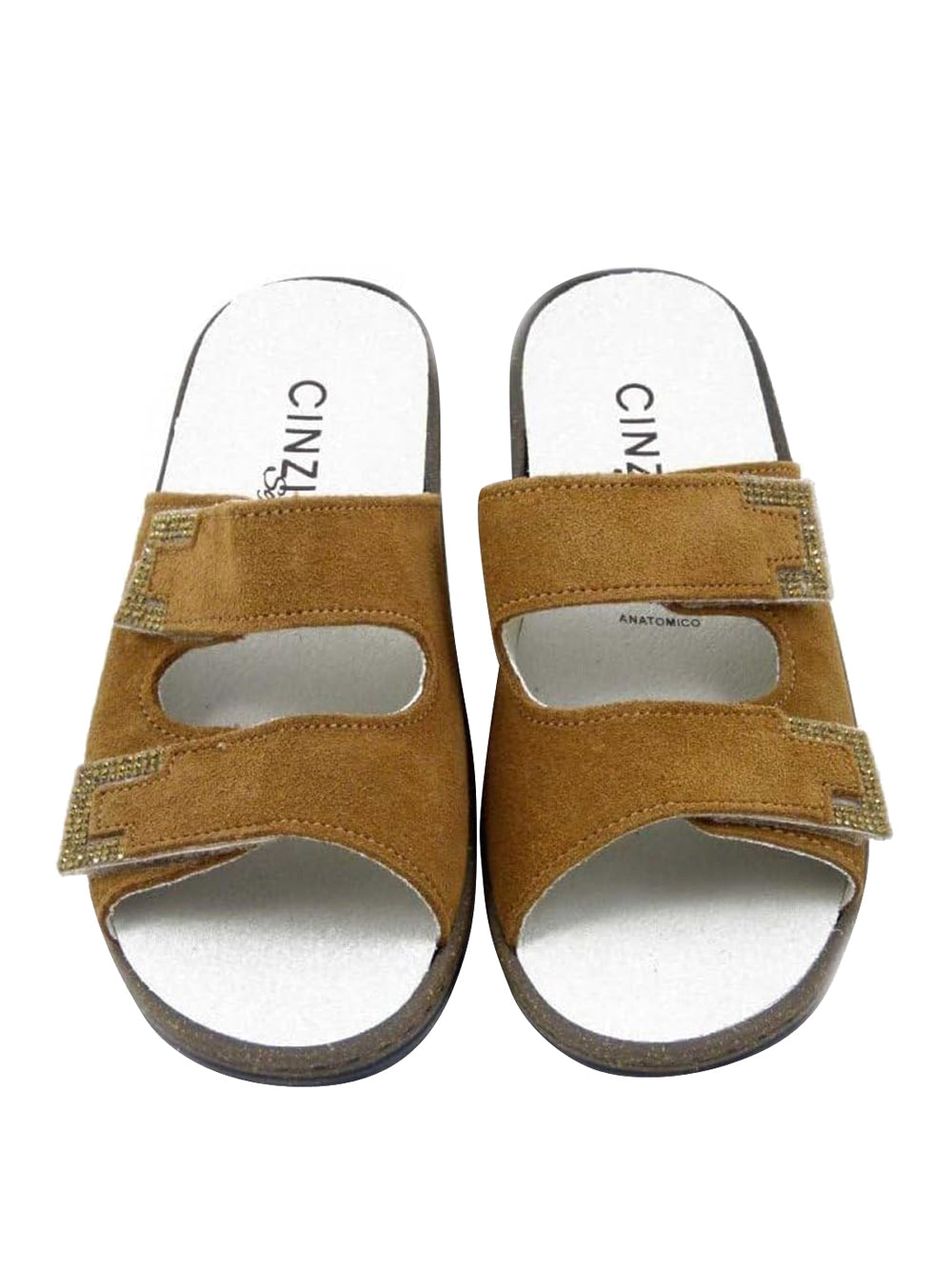 CINZIA SOFT Ciabatte plantare estraibile Donna - Cuoio modello NE1091