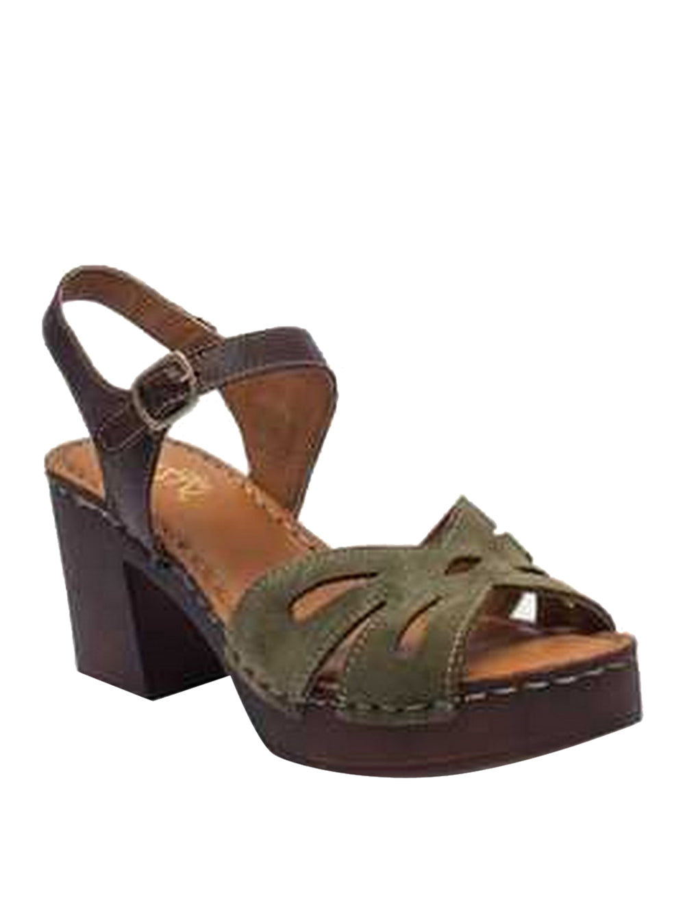 CINZIA SOFT Sandali con tacco Donna - Verde modello PQ1145068C