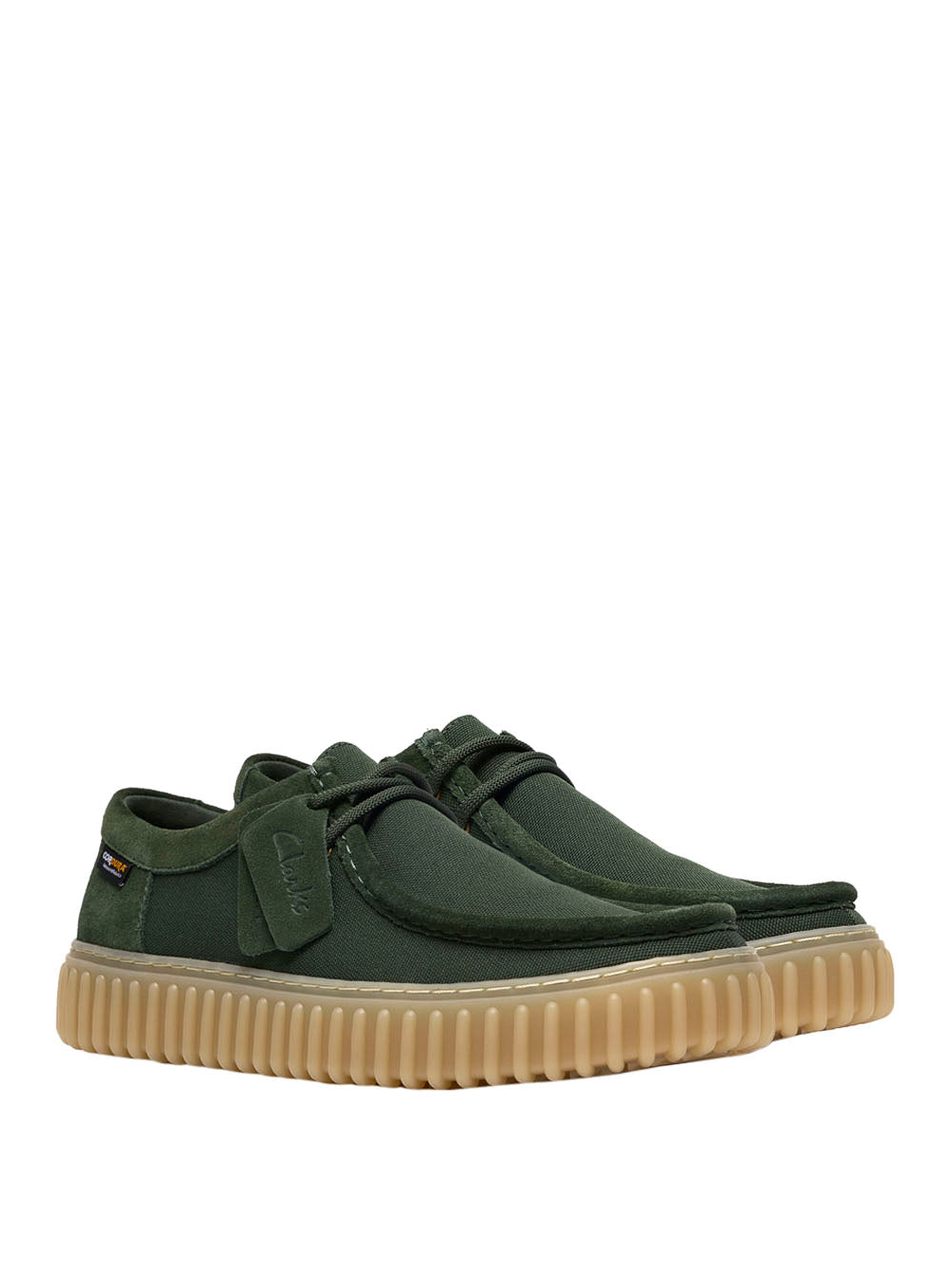 CLARKS Scarpe Stringate Moc toe Uomo - Verde modello 26186160