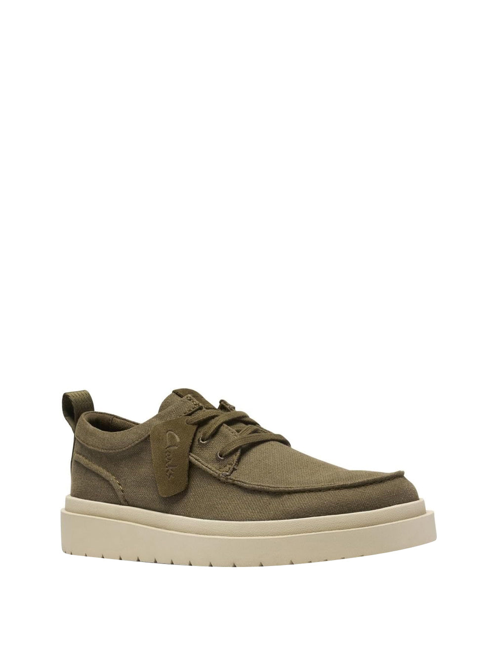 CLARKS Scarpe Stringate Moc toe Uomo - Verde modello 26186615
